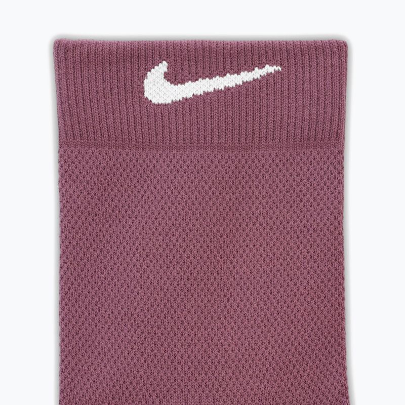 Socken Nike Run Midweight Micro Crew pink smoke/pink rise/white 4