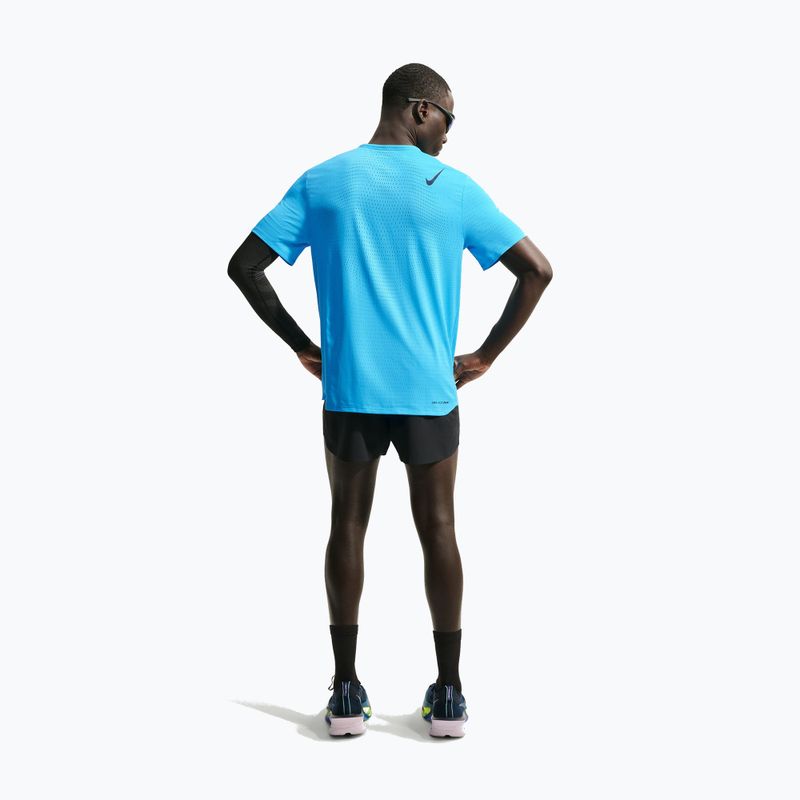 Herren-Laufshirt Nike AeroSwift light current blue/black 3