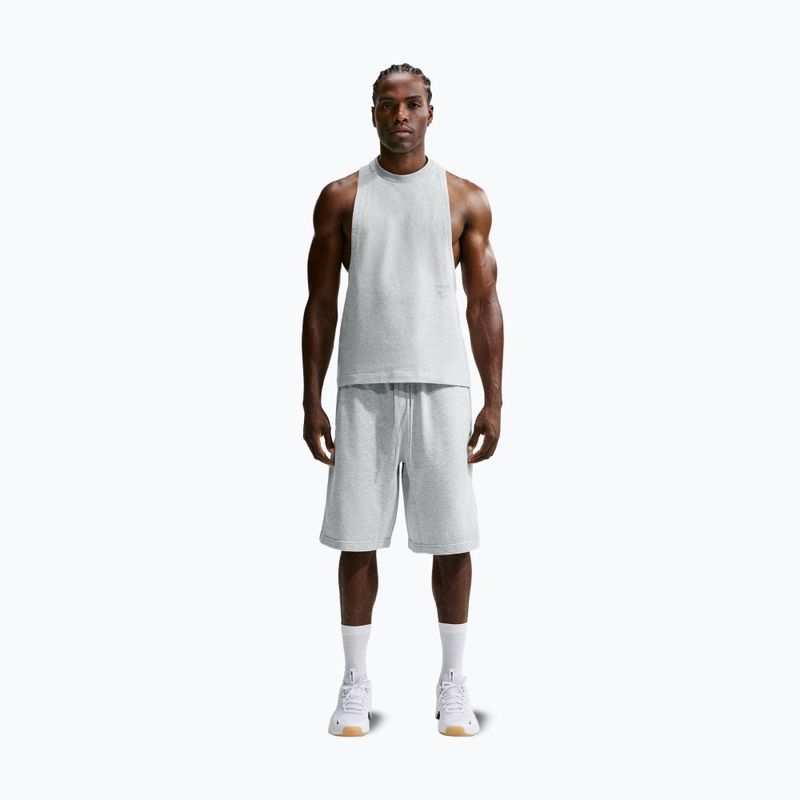 Herren-Trainingsshorts Nike N.A.C. light smoke grey/heather/light smoke grey 7