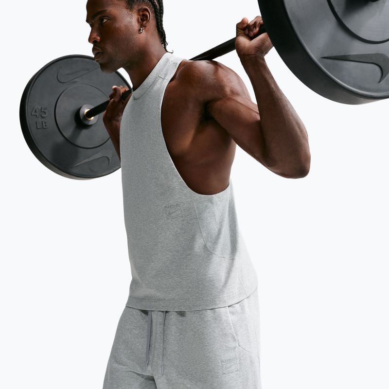 Herren-Trainingsshorts Nike N.A.C. light smoke grey/heather/light smoke grey 5