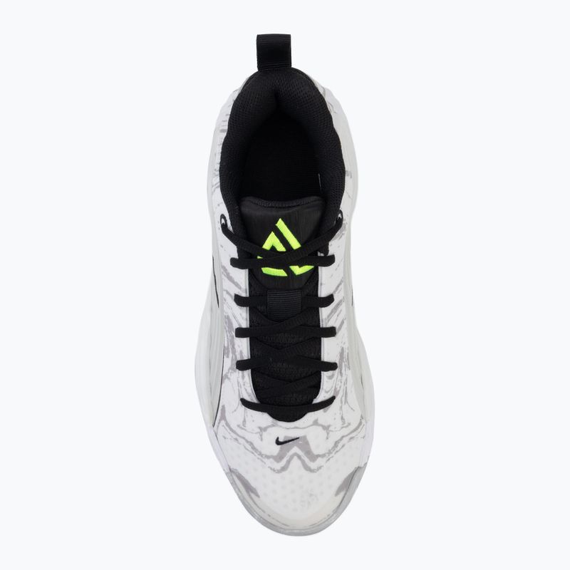 Herren-Basketballschuhe Nike Giannis Immortality 5 white/off white/metallic silver 5