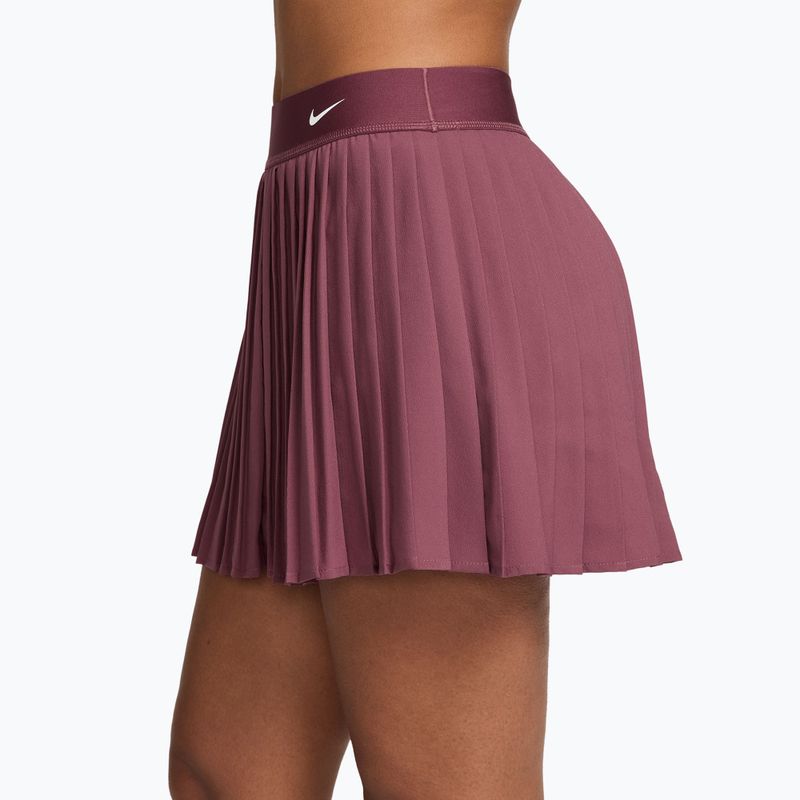 Rock Nike Victory Dri-Fit High-Waisted Pleated pink smoke/white 3