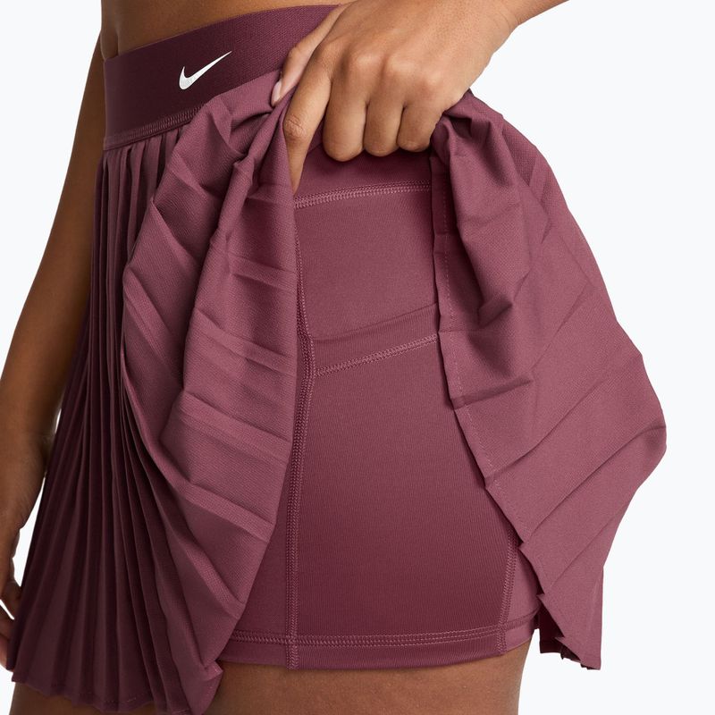 Rock Nike Victory Dri-Fit High-Waisted Pleated pink smoke/white 4
