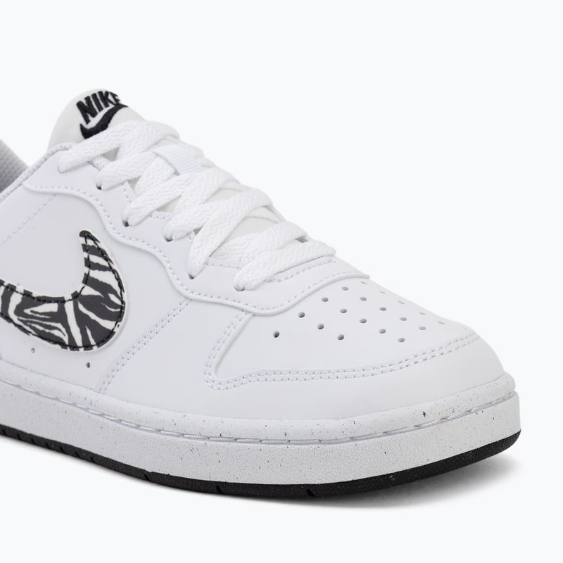 Nike Court Borough Low Schuhe weiß/schwarz 7