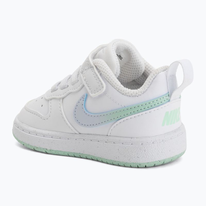 Kinderschuhe Nike Court Borough Low white/football grey/arctic green 8