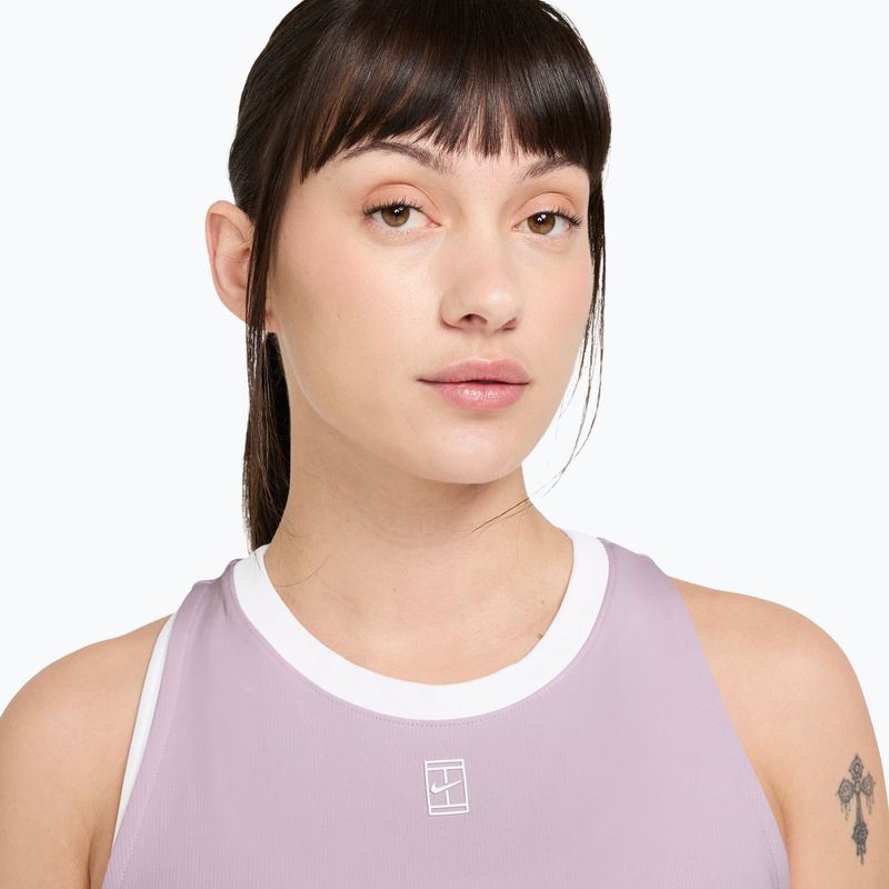 Damen-T-Shirt Nike Court Dri-Fit Advantage bleached lilac/white 3