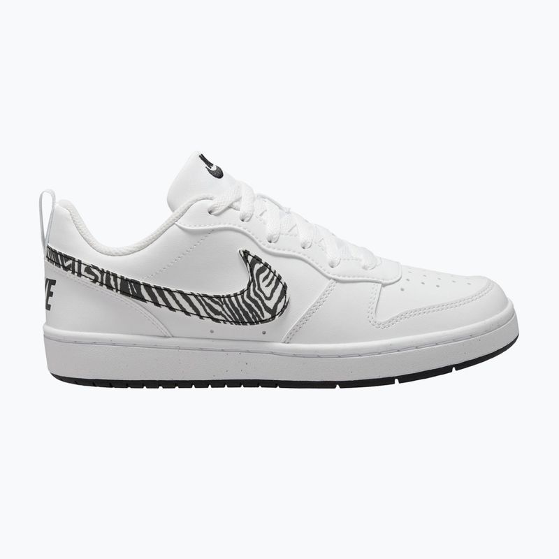 Nike Court Borough Low Schuhe weiß/schwarz 8