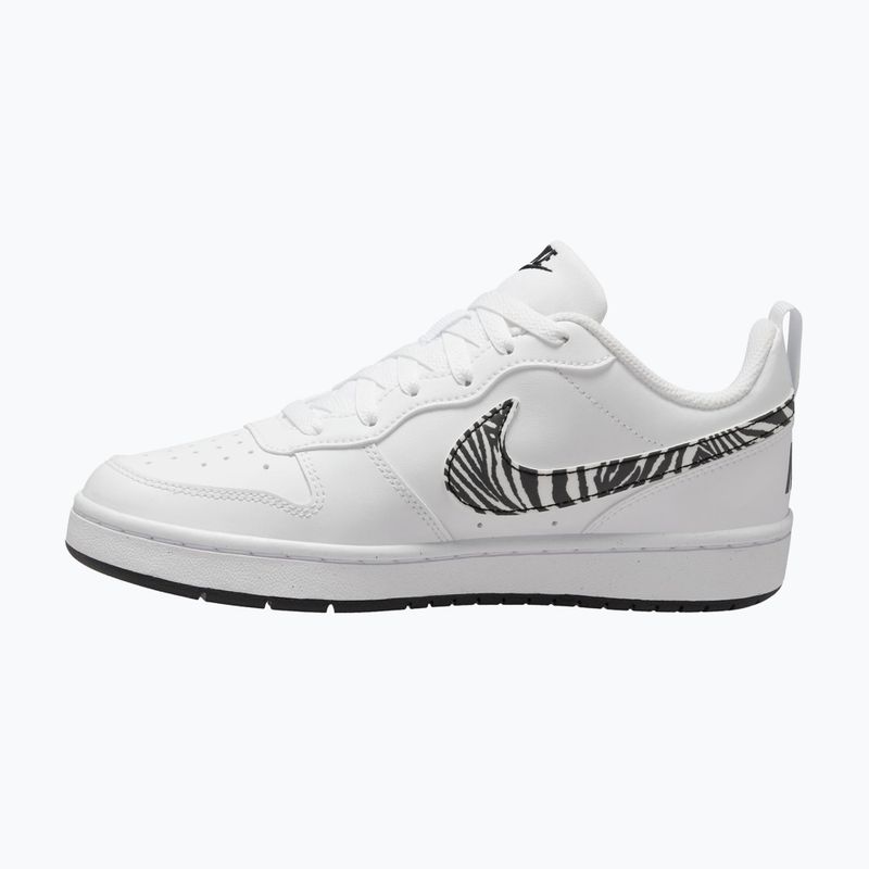 Nike Court Borough Low Schuhe weiß/schwarz 9