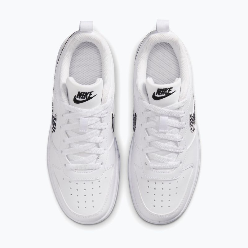 Nike Court Borough Low Schuhe weiß/schwarz 13