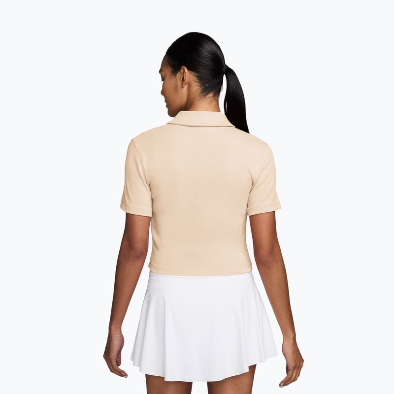 Poloshirt Nike Court Heritage Chalk 2