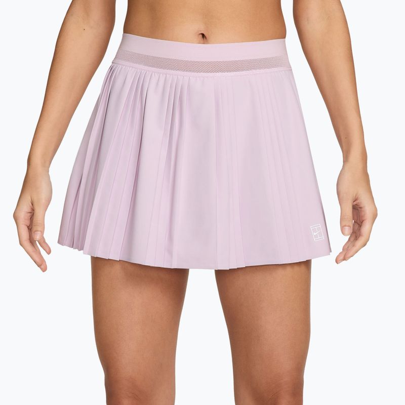 Tennissrock Nike Court Dri-Fit Advantage Pleated bleached lilac/white