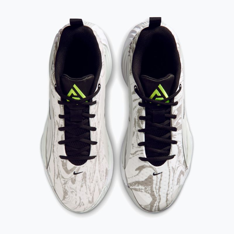 Herren-Basketballschuhe Nike Giannis Immortality 5 white/off white/metallic silver 4