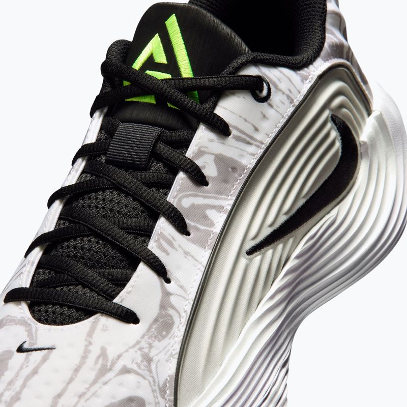 Herren-Basketballschuhe Nike Giannis Immortality 5 white/off white/metallic silver 5
