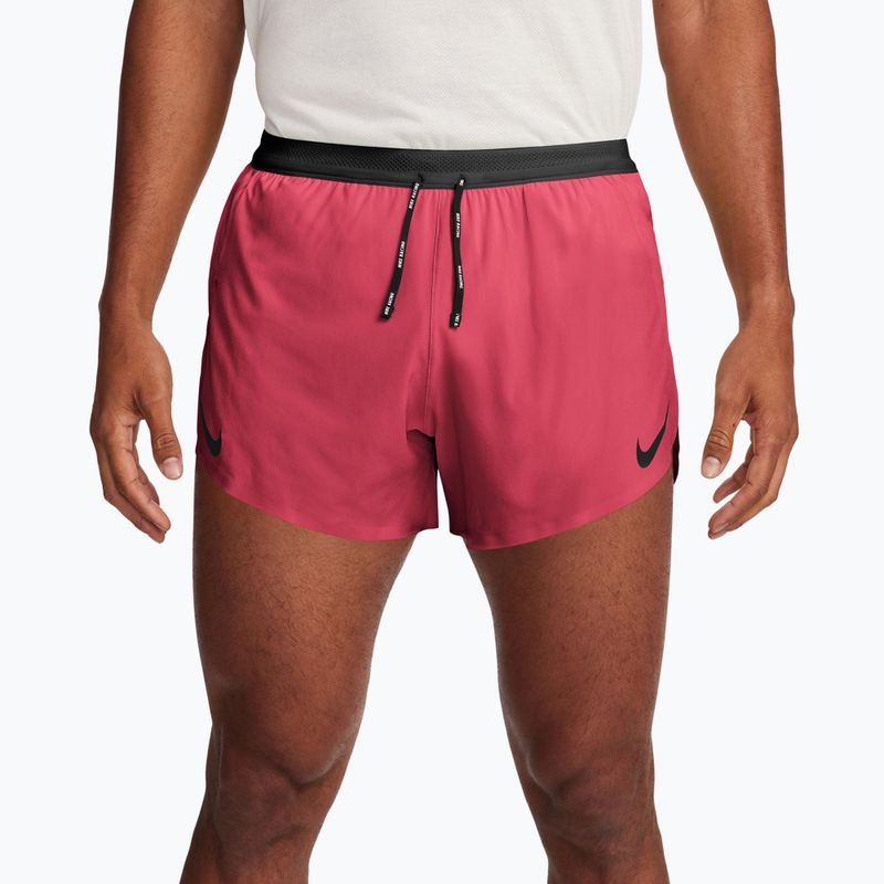 Herren-Laufshorts Nike AeroSwift fusion red/black