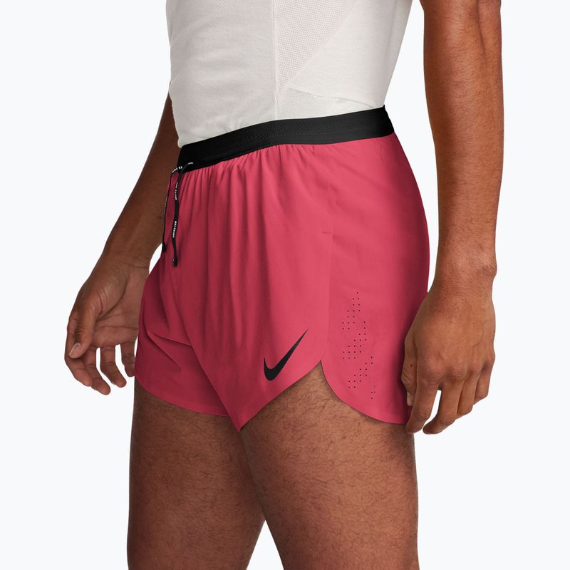 Herren-Laufshorts Nike AeroSwift fusion red/black 3