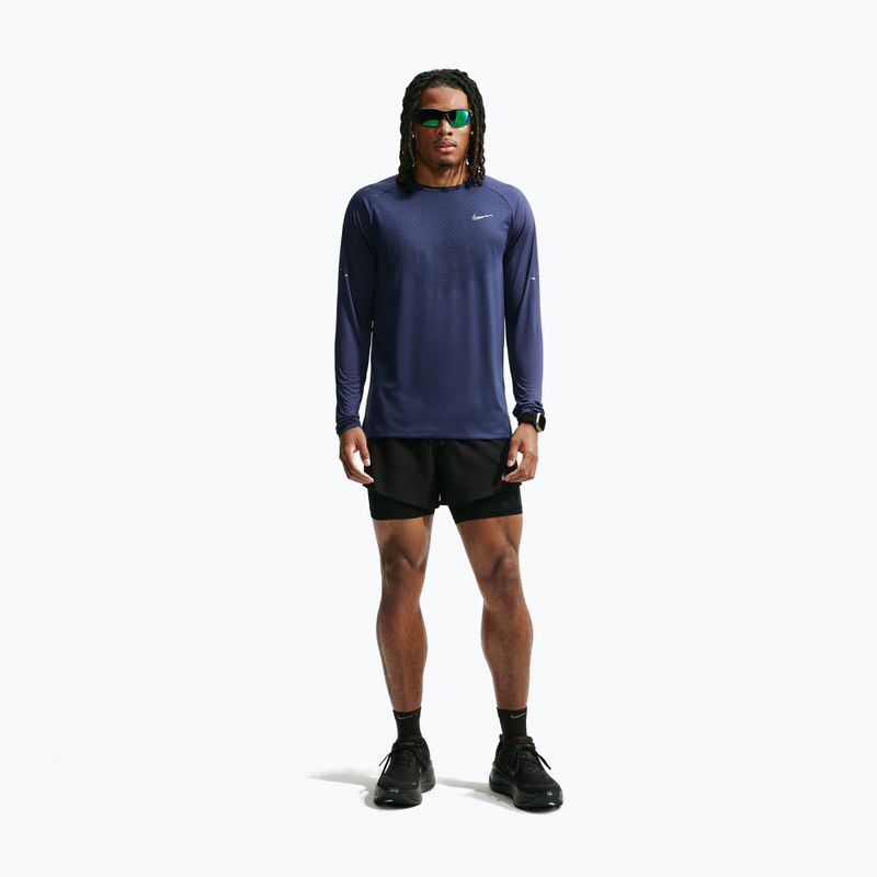 Lauf-Langarmshirt für Herren Nike Stride Dri-Fit ADV Midnight Navy 2