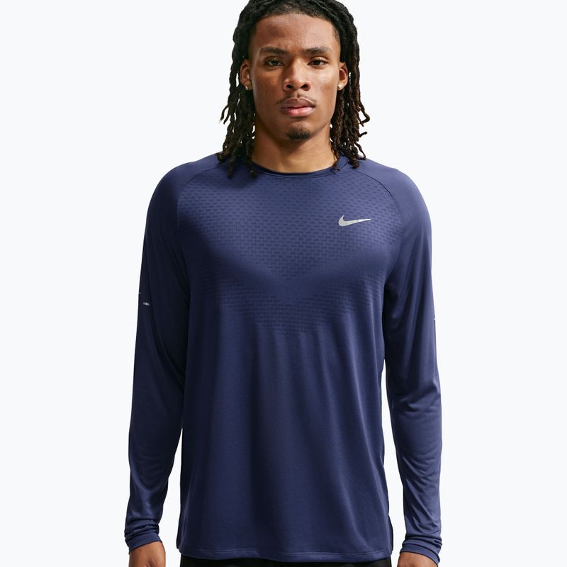 Lauf-Langarmshirt für Herren Nike Stride Dri-Fit ADV Midnight Navy 4