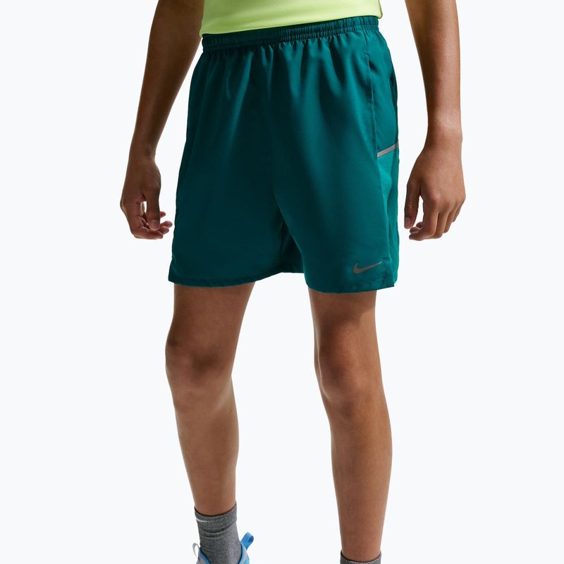Kindershorts Nike Miler bright spruce/energy 5