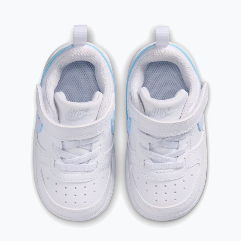 Kinderschuhe Nike Court Borough Low white/football grey/arctic green 4