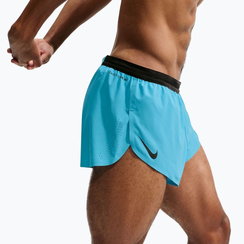 Herren-Laufshorts Nike AeroSwift light current blue/black 6