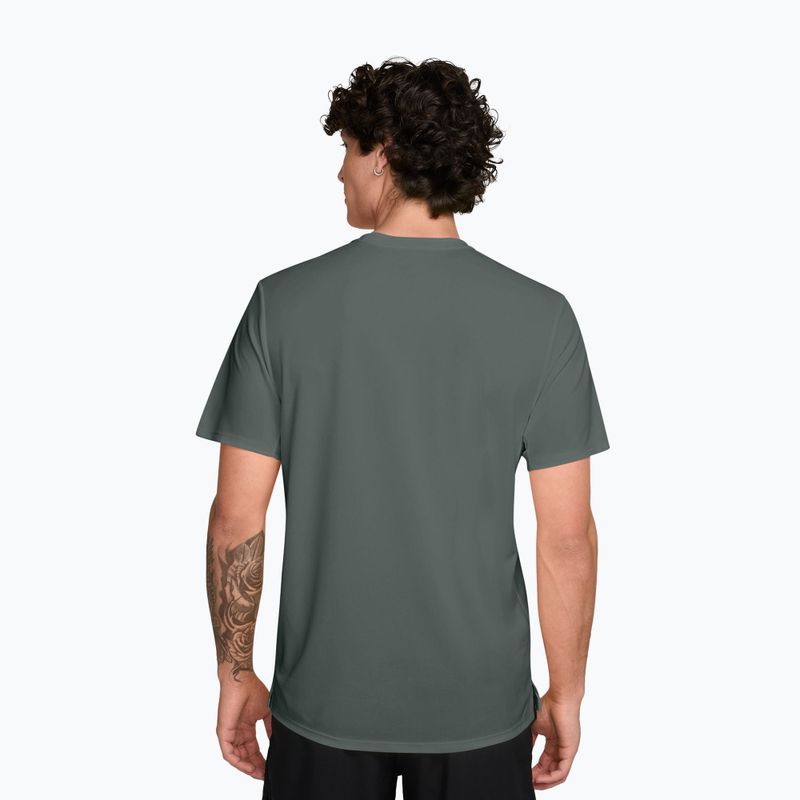 Herren-Laufshirt Nike Miler Dri-Fit UV camo green 2