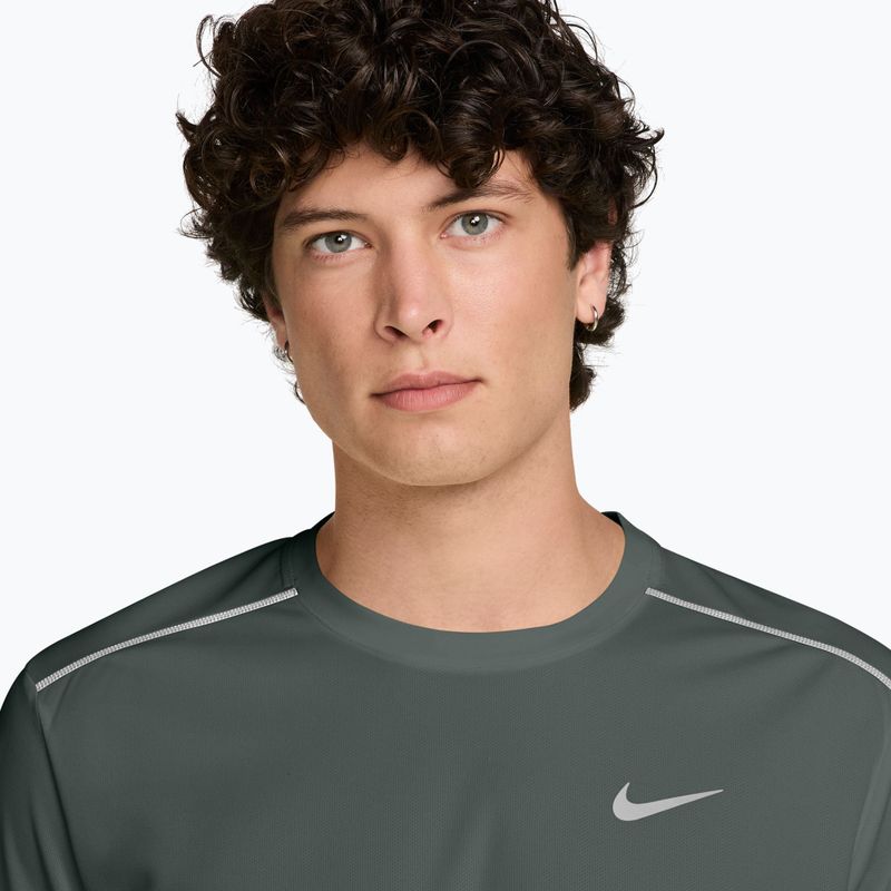 Herren-Laufshirt Nike Miler Dri-Fit UV camo green 3