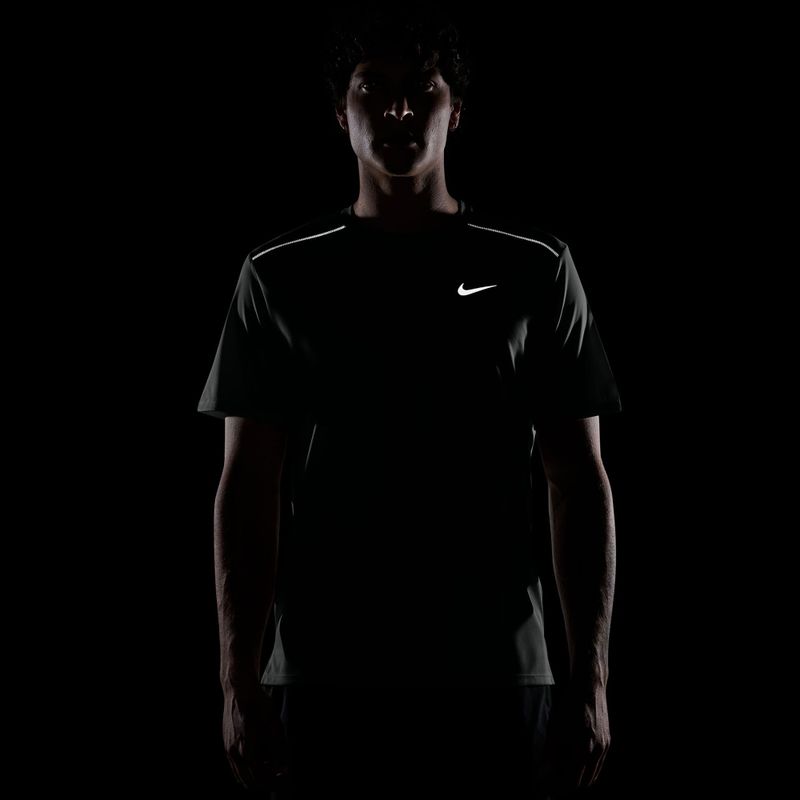Herren-Laufshirt Nike Miler Dri-Fit UV camo green 4