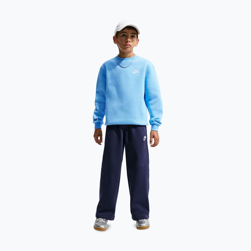 Kinder-Sweatshirt Nike Sportswear Club Fleece football blue/white 5