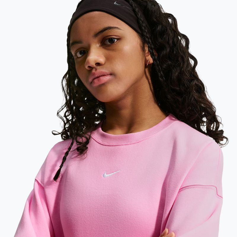 Kinder-Sweatshirt Nike Sportswear Studio pink rise/white 6