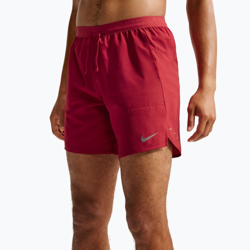 Herren-Laufshorts Nike Stride Dri-Fit Brief-Lined 7" tough red 4