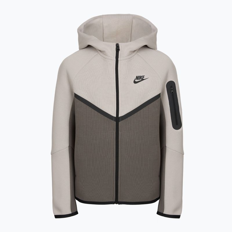 Kinder-Sweatshirt Nike Sportswear Tech Fleece moon particle/cave stone/black/black