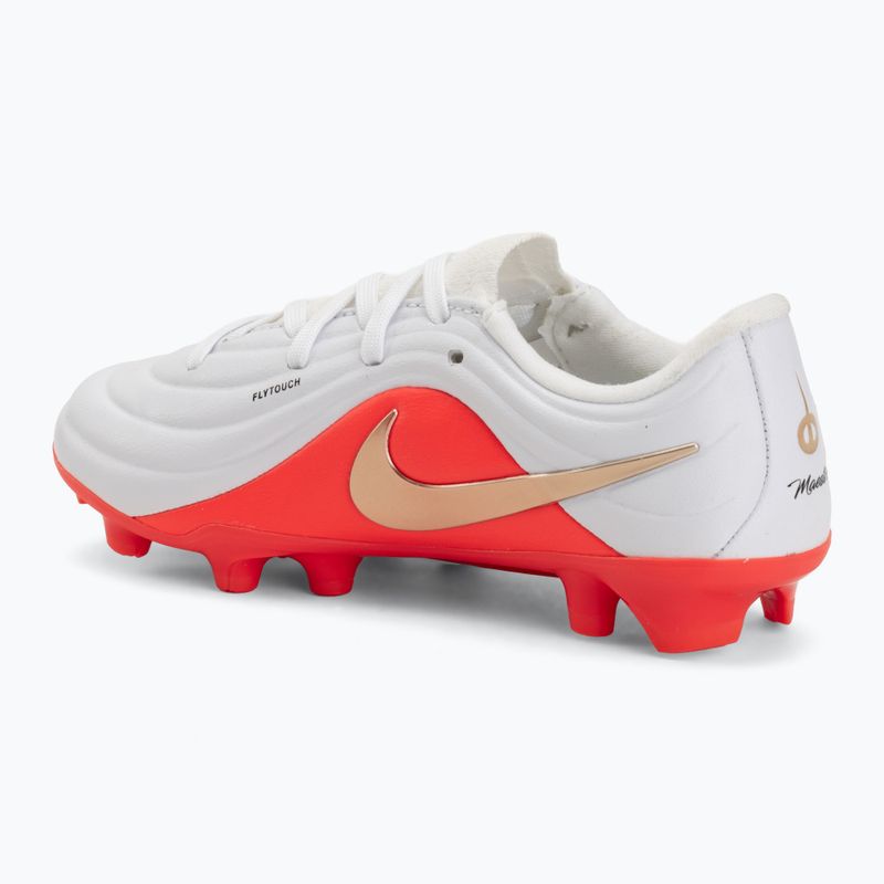 Kinder-Fußballschuhe Nike Jr. Tiempo Maestro Academy white/bright crimson/blur 3