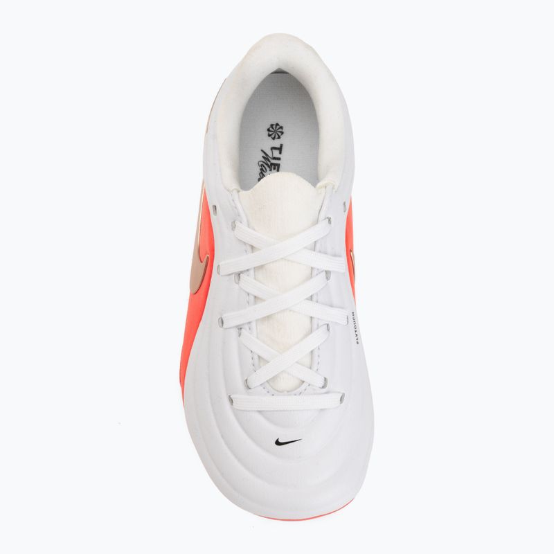 Kinder-Fußballschuhe Nike Jr. Tiempo Maestro Academy white/bright crimson/blur 5