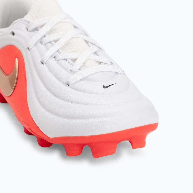 Kinder-Fußballschuhe Nike Jr. Tiempo Maestro Academy white/bright crimson/blur 7
