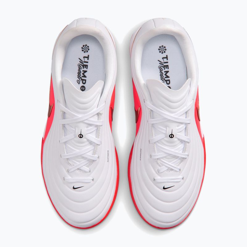 Kinder-Fußballschuhe Nike Jr. Tiempo Maestro Academy white/bright crimson/blur 3