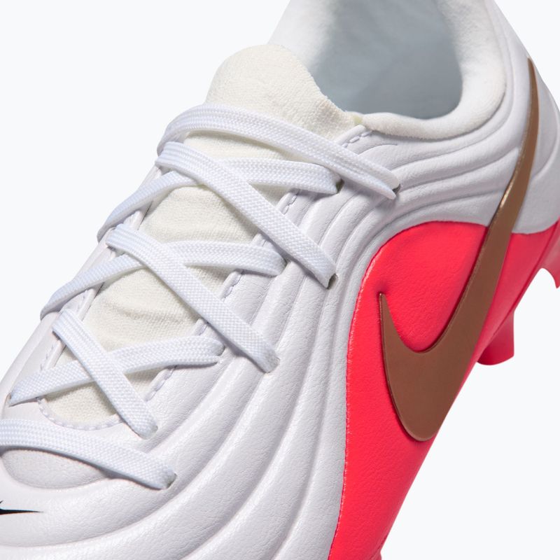 Kinder-Fußballschuhe Nike Jr. Tiempo Maestro Academy white/bright crimson/blur 5