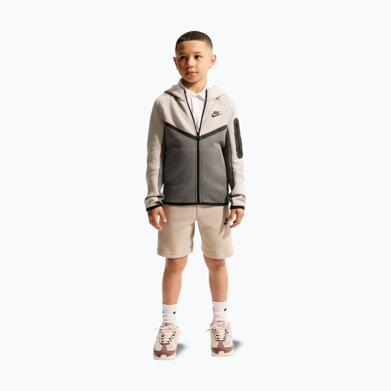 Kinder-Sweatshirt Nike Sportswear Tech Fleece moon particle/cave stone/black/black 2