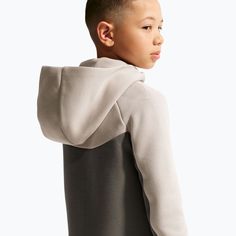 Kinder-Sweatshirt Nike Sportswear Tech Fleece moon particle/cave stone/black/black 5