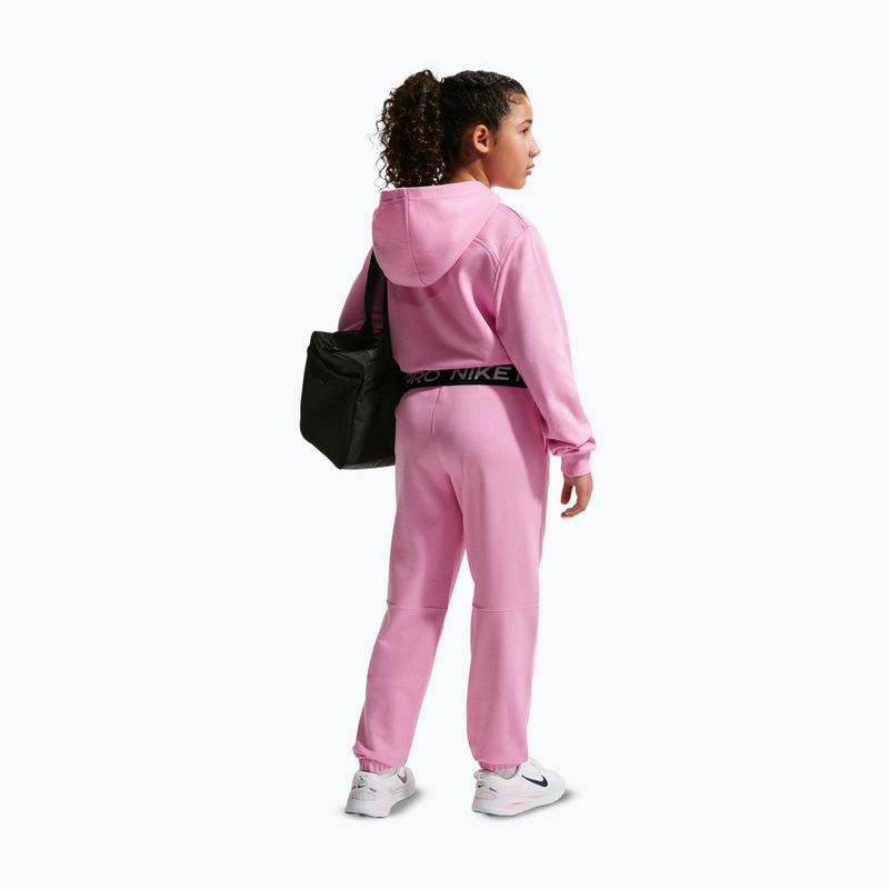 Kinderhose Nike Pro Fleece pink rise/pink rise/black/white 2