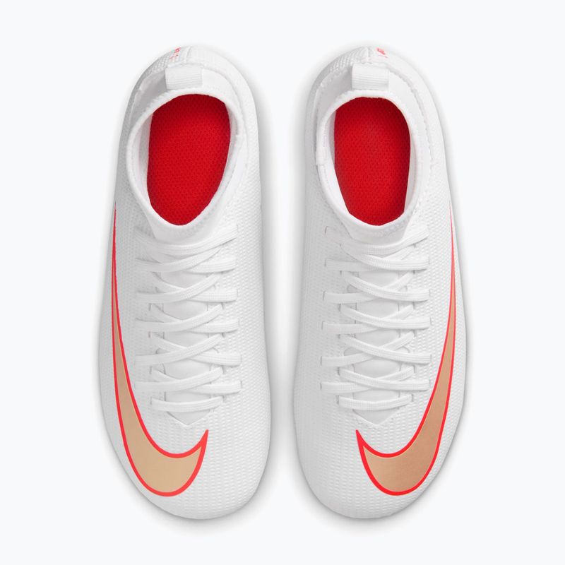 Kinder-Fußballschuhe Nike Jr. Mercurial Superfly 11 Club white/bright crimson/blur 3