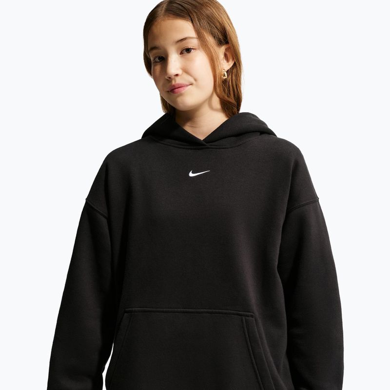 Kinder-Sweatshirt Nike Sportswear Studio Fleece black/white 5