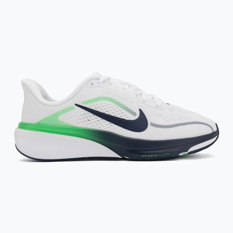 Nike Pegasus 42 Laufschuhe weiß/grüner Funke/mittleres Marineblau 2
