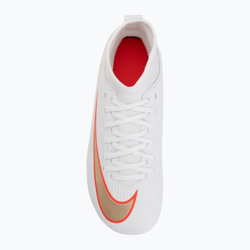 Kinder-Fußballschuhe Nike Jr. Mercurial Superfly 11 Club white/bright crimson/blur 5
