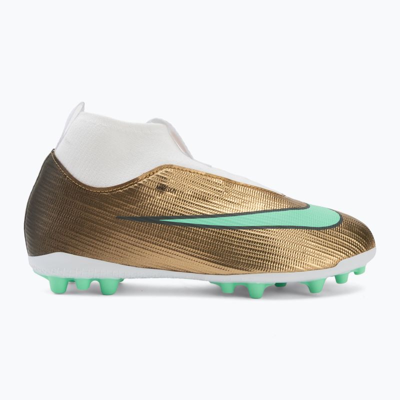 Kinder-Fußballschuhe Nike Jr. Mercurial Superfly 11 Academy "Kylian Mbappé" metallic gold/green glow 2