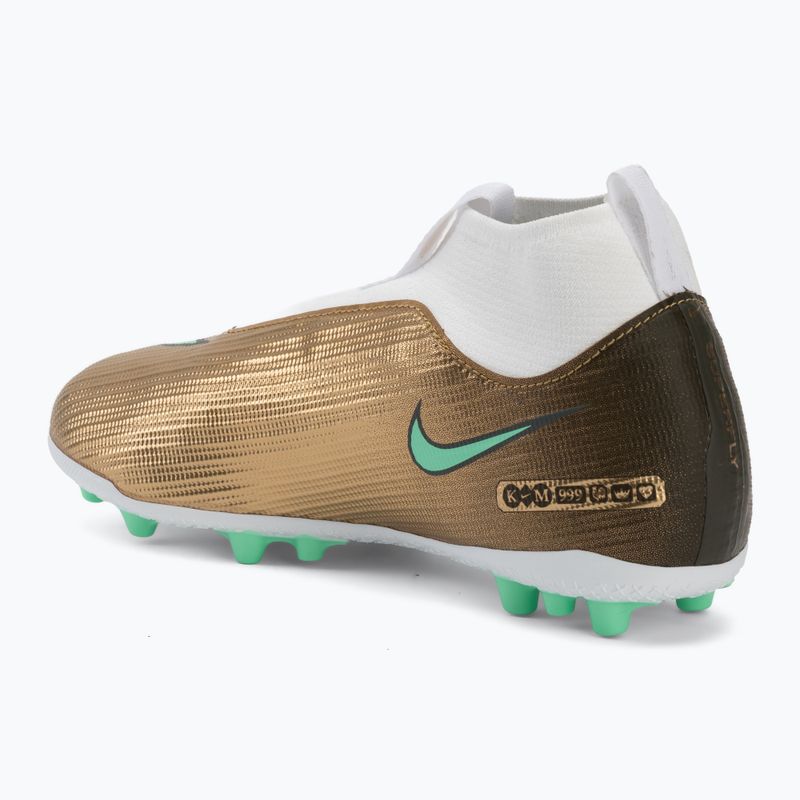 Kinder-Fußballschuhe Nike Jr. Mercurial Superfly 11 Academy "Kylian Mbappé" metallic gold/green glow 3