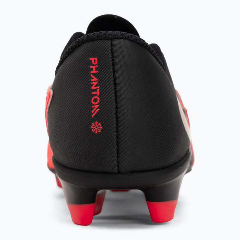 Kinder-Fußballschuhe Nike Jr. Phantom 6 Low Club bright crimson/bright crimson/black 6