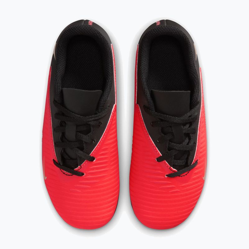 Kinder-Fußballschuhe Nike Jr. Phantom 6 Low Club bright crimson/bright crimson/black 3