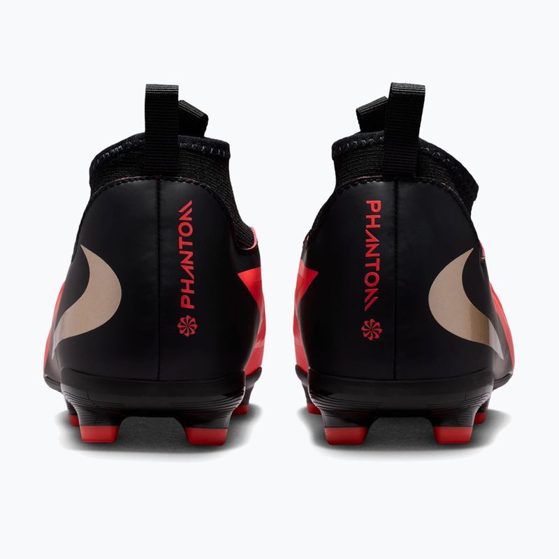 Kinder-Fußballschuhe Nike Jr. Phantom 6 High Academy Bright Crimson/Bright Crimson/Black 2