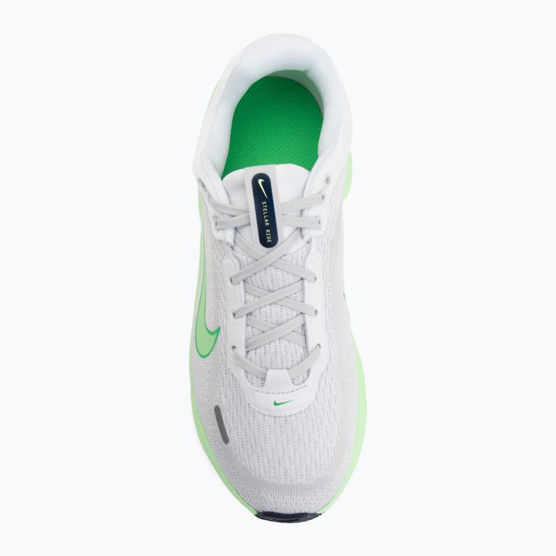 Kinder-Laufschuhe Nike Stellar Ride white/photon dust/illusion green 5