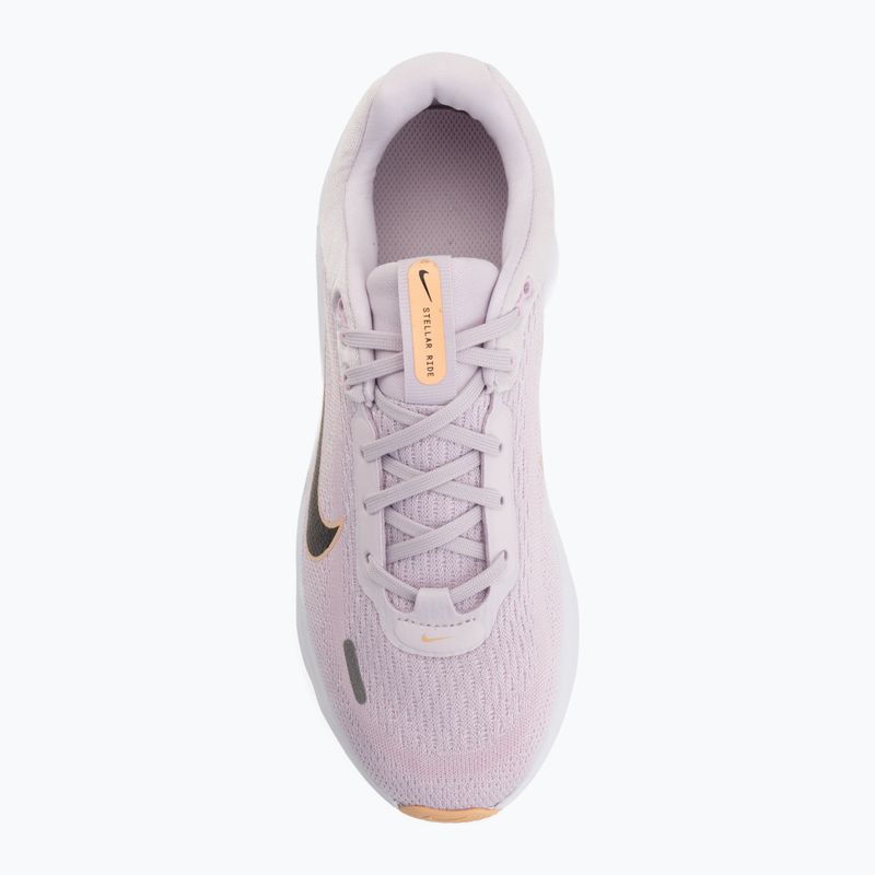 Kinder-Laufschuhe Nike Stellar Ride bleached lilac/pink foam/black 5